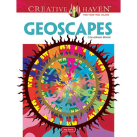 Creative Haven Geoscapes Coloring Book - Paperback