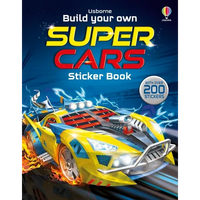 Build Your Own Supercars Sticker Book - Paperback