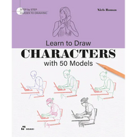 Learn to Draw Characters with 50 Models - Paperback