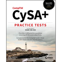 Comptia Cysa+ Practice Tests: Exam Cs0-004 - Paperback