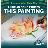 A Human Being Painted This Painting - Library Binding