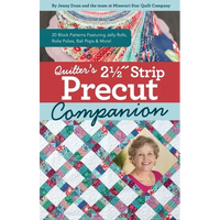 Quilter's 2-1/2 Strip Precut Companion: 20 Block Patterns Featuring Jellyrolls, Rolie Polies, Bali Pops & More! - Spiral