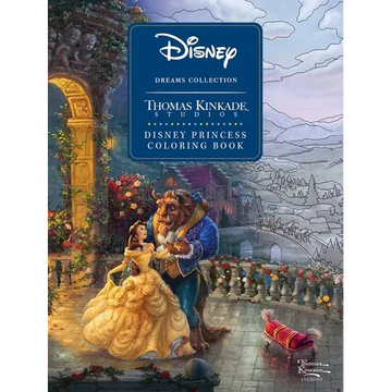 Disney Dreams Collection Thomas Kinkade Studios Disney Princess Coloring Book - Paperback