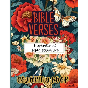 Bible Verses: Inspirational Bible Scriptures Coloring Book - Paperback
