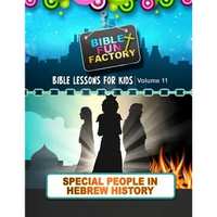 Bible Lessons for Kids: Special People in Hebrew History - Paperback