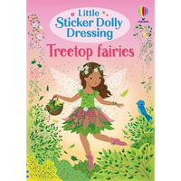 Little Sticker Dolly Dressing Treetop Fairies - Paperback