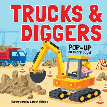Trucks & Diggers: Pop-Up Book - Hardcover