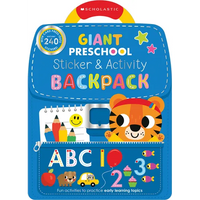Giant Preschool: Sticker & Activity Backpack (Scholastic Early Learners) - Paperback