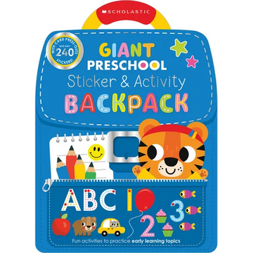 Giant Preschool: Sticker & Activity Backpack (Scholastic Early Learners) - Paperback