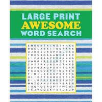 Large Print Awesome Word Search - Paperback