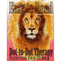 Easy to Read Dot-to-Dot Therapy: Puzzles from 354 to 710 Dots - Paperback