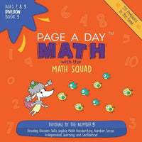Page A Day Math Division Book 9: Dividing by 9 - Paperback