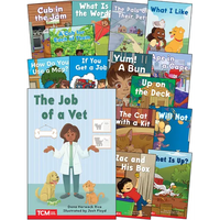 Decodable Books Grade Pk-K Set 2: 15-Book Set - Paperback
