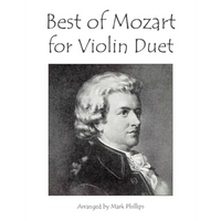 Best of Mozart for Violin Duet - Paperback