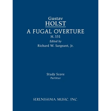 A Fugal Overture, H.151: Study score - Paperback