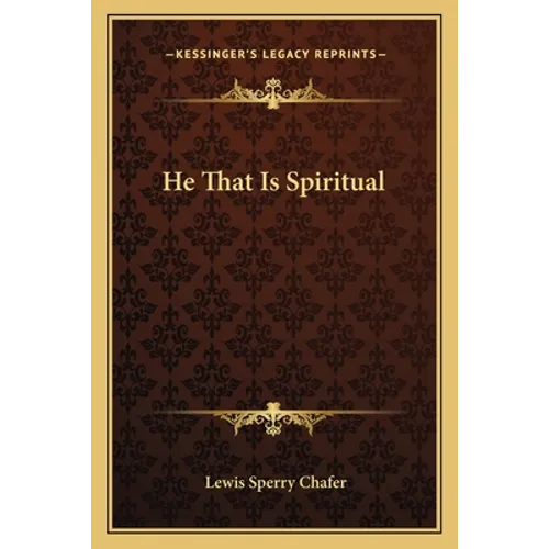 He That Is Spiritual