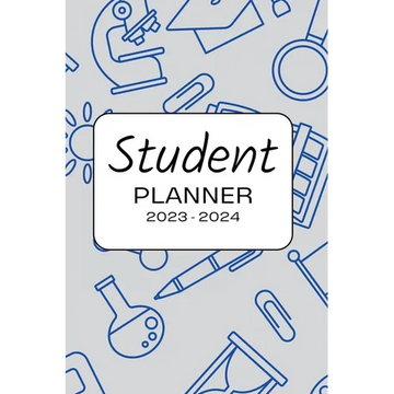 2023 - 2024 Student Planner for Middle & High School Students in Blue - Paperback
