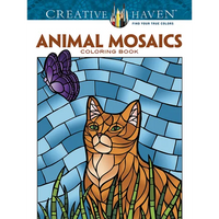 Creative Haven Animal Mosaics Coloring Book - Paperback
