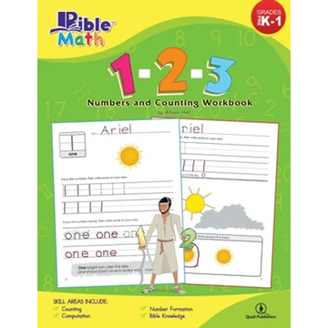 Bible Math: 1-2-3 Numbers and Counting Workbook - Paperback
