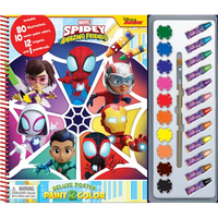 Marvel Spidey & Amaz Friends Deluxe Poster Paint & Color - Novelty