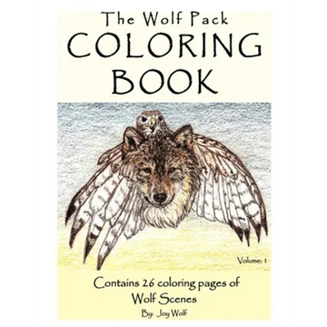 The Wolf Pack Coloring Book 26 Coloring Pages of Wolf Scenes Volume 1 - Paperback