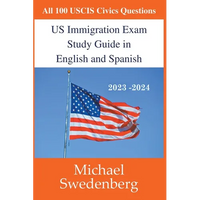 US Immigration Exam Study Guide in English and Spanish - Paperback