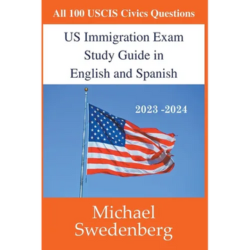 US Immigration Exam Study Guide in English and Spanish - Paperback