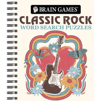 Brain Games - Classic Rock Word Search Puzzles - Spiral