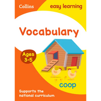 Collins Easy Learning Preschool - Vocabulary Activity Book Ages 3-5 - Paperback