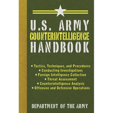 U.S. Army Counterintelligence Handbook - Paperback