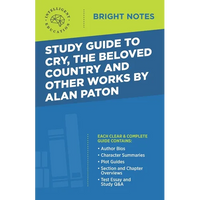 Study Guide to Cry, The Beloved Country and Other Works by Alan Paton - Paperback