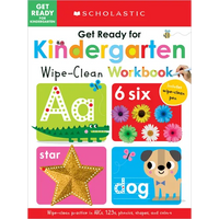 Get Ready for Kindergarten Wipe-Clean Workbook: Scholastic Early Learners (Wipe Clean) - Paperback