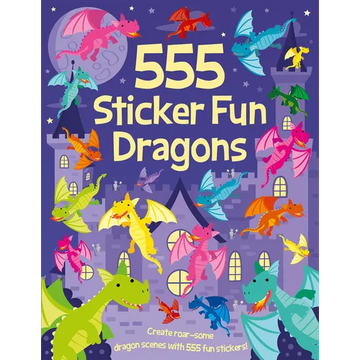 555 Sticker Fun - Dragons - Paperback