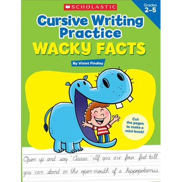 Cursive Writing Practice: Wacky Facts: Grades 2-5 - Paperback