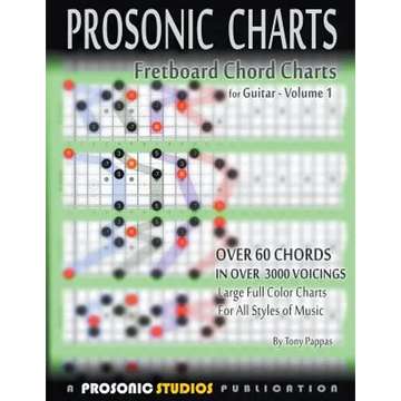 Fretboard Chord Charts for Guitar - Volume 1 - Paperback