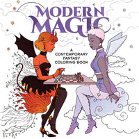 Modern Magic: A Contemporary Fantasy Coloring Book - Paperback
