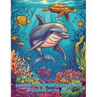 Underwater Wonders Coloring Book: Explore, Color, and Discover the Mysteries of the Deep! - Paperback