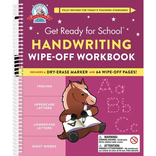 Get Ready for School: Handwriting Wipe-Off Workbook