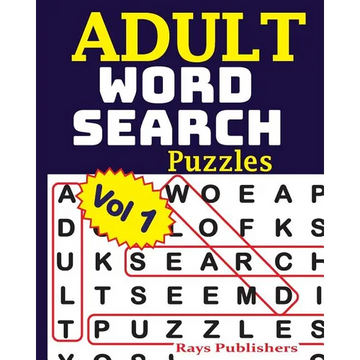 ADULT WORD SEARCH Puzzles Vol 1 - Paperback