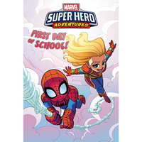 Captain Marvel: First Day of School!: First Day of School! - Library Binding