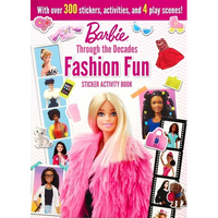 Barbie: Fashion Fun Stickers and Activities: Through the Decades - Paperback