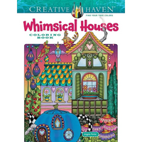 Creative Haven Whimsical Houses Coloring Book - Paperback