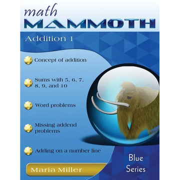 Math Mammoth Addition 1 - Paperback