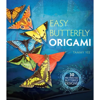 Easy Butterfly Origami: 30 Pre-Printed Butterfly Designs! - Paperback