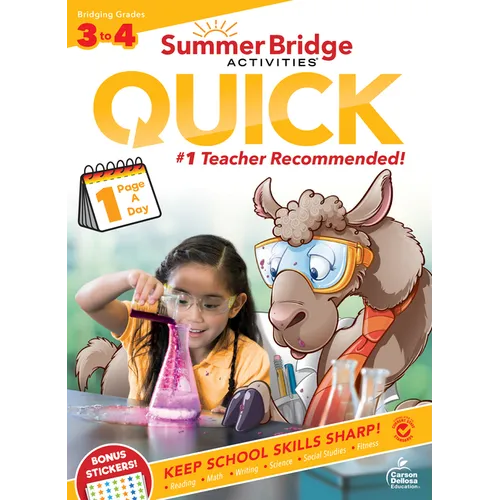Summer Bridge Activities(r) Quick, Grades 3 - 4