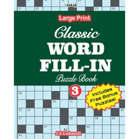 Classic WORD FILL-IN Puzzle Book; Vol.3 - Paperback