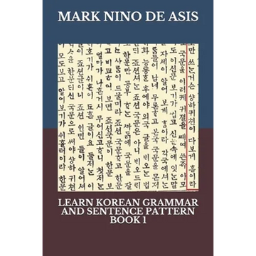 Learn Korean Grammar and Sentence Pattern Book 1 - Paperback