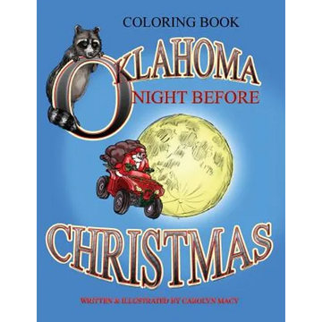 Oklahoma Night Before Christmas Coloring Book - Paperback