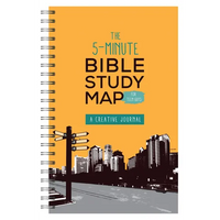 The 5-Minute Bible Study Map for Teen Guys: A Creative Journal - Spiral