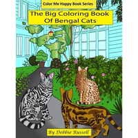The Big Coloring Book Of Bengal Cats - Paperback